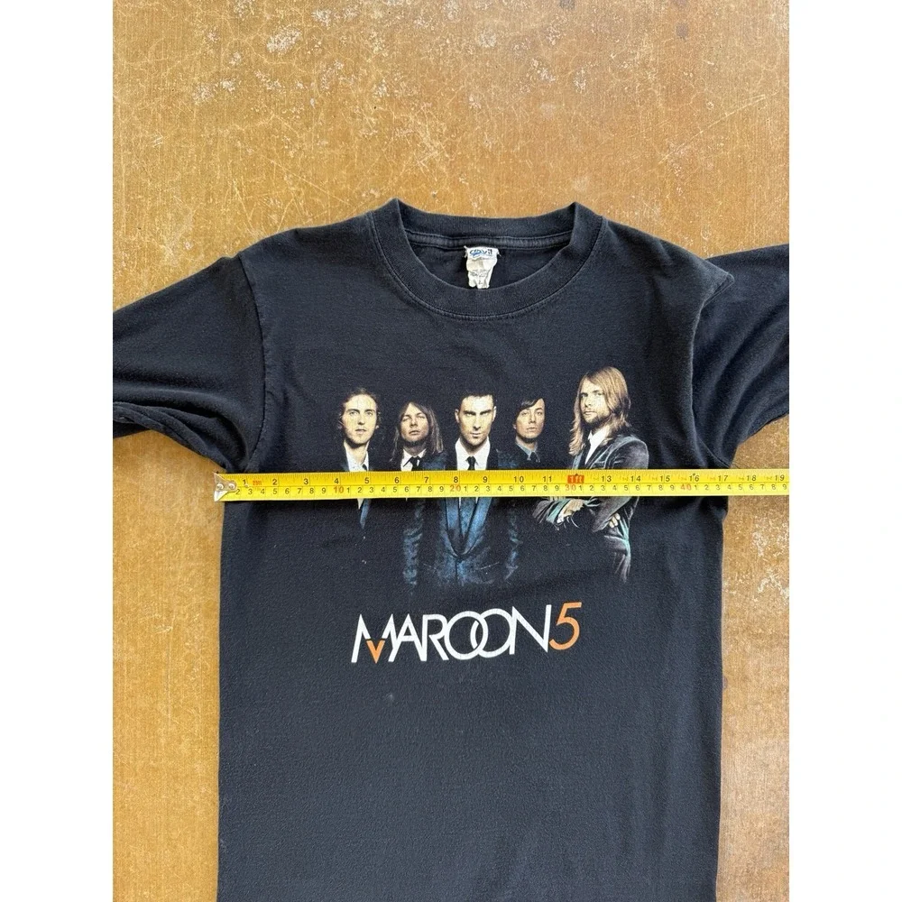 VTG 2007 Maroon 5 Adam Levine American Rock Pop Band Promo Tour T-Shirt (S)